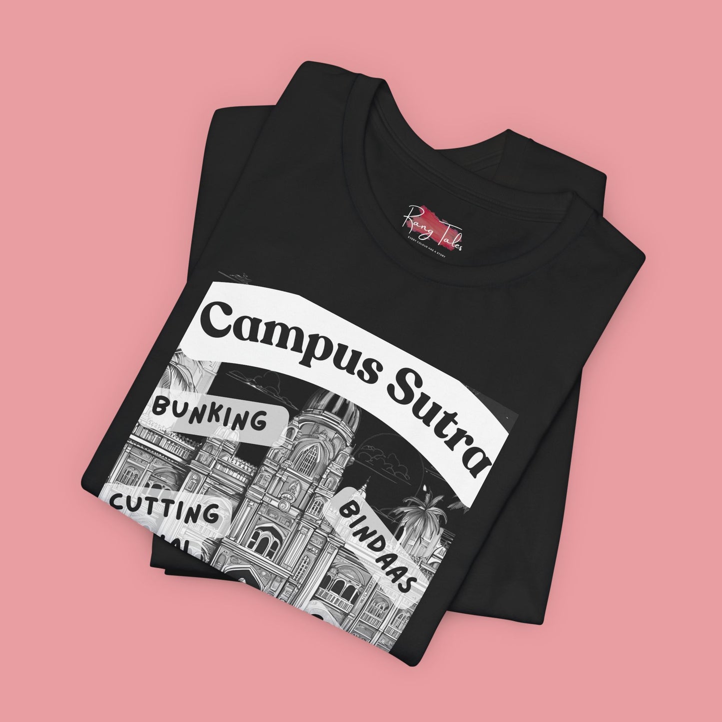 Black College Campus Design Unisex T-Shirt